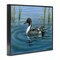 Stupell Industries Pintail Loon in Pond Framed Giclee Wall Art Design by Valerie Rogers